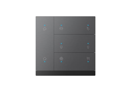 04.GVS-KNX Waltz Push Button , 4-Gang