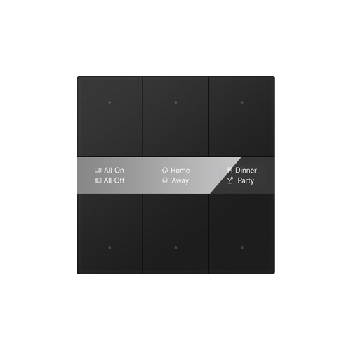 04.GVS_KNX S-series Push Button Sensor Display, 3 Gang ***NEW***