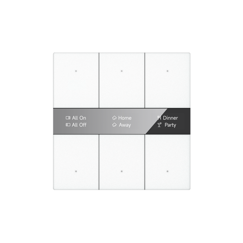 04.GVS_KNX S-series Push Button Sensor Display, 3 Gang ***NEW***